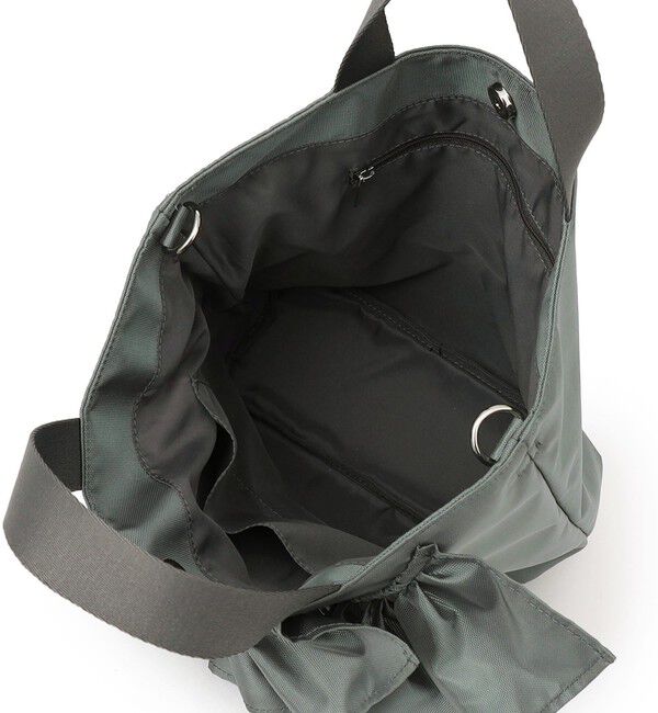 SHIPS for women「【WEB限定】チャーム 付き フリル トート」|トートバッグ|