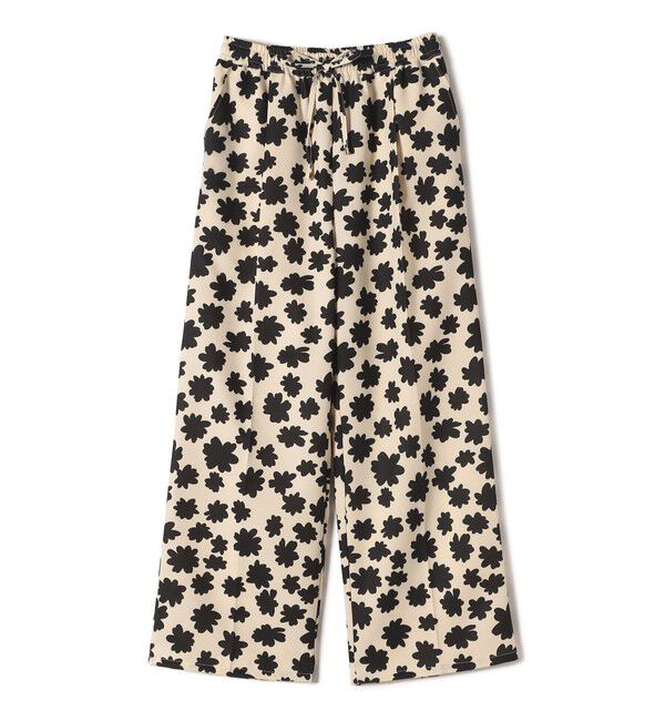 SHIPS Colors 「SHIPS Colors:〈手洗い可能〉モノトーン フラワー イージーパンツ◇」|その他|