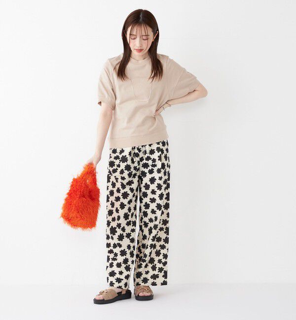 SHIPS Colors 「SHIPS Colors:〈手洗い可能〉モノトーン フラワー イージーパンツ◇」|その他|