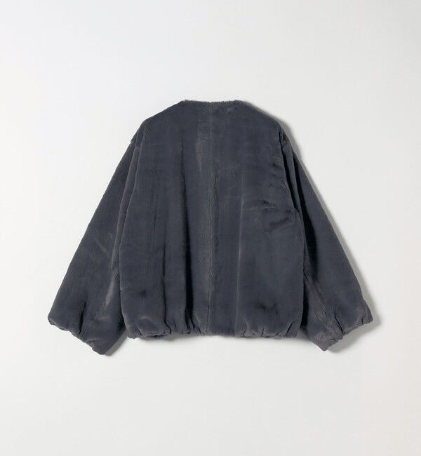 quaranciel「quaranciel: フェイクファー ノーカラー ショート ジャケット」|その他|