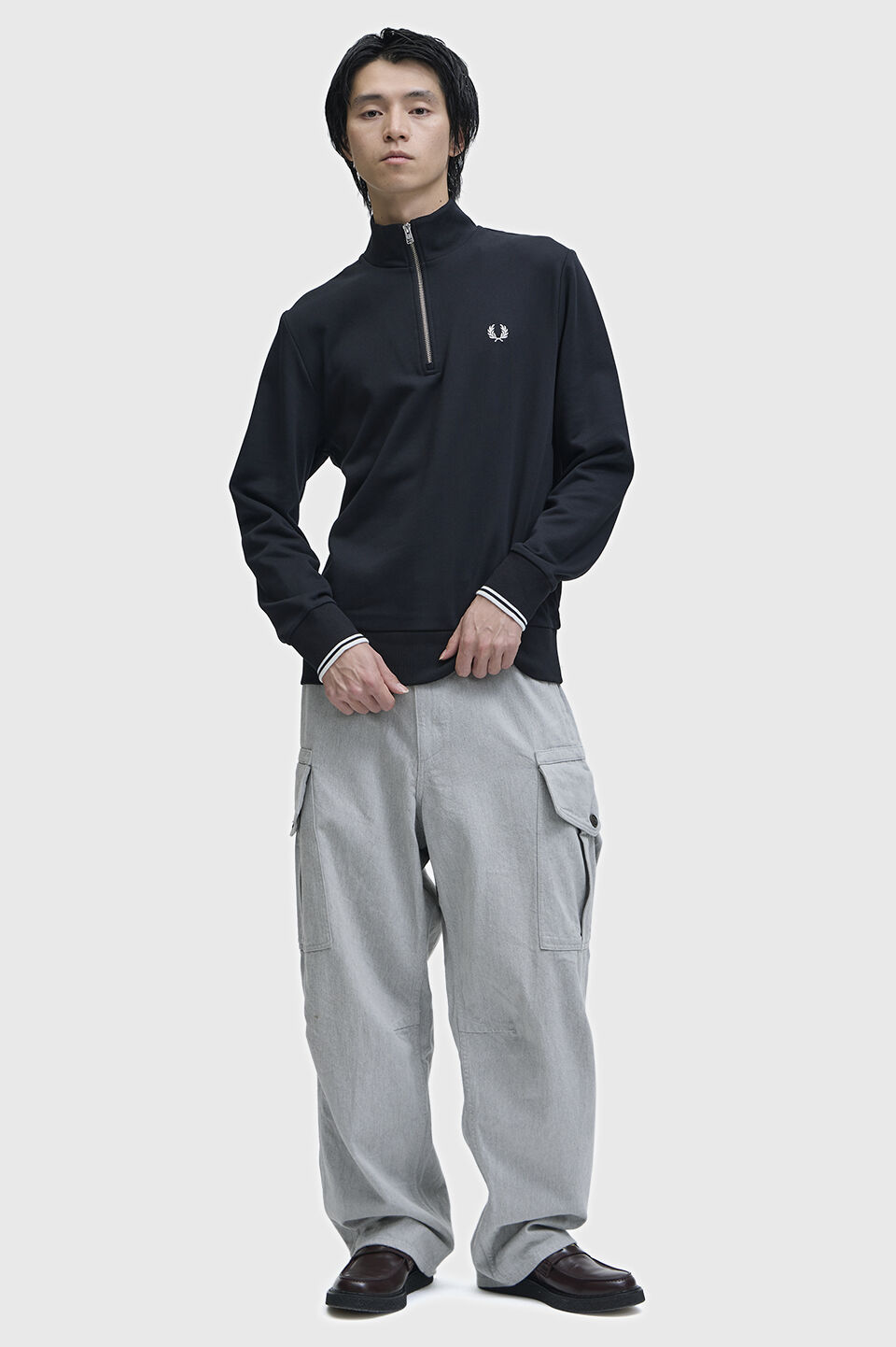 FRED PERRY 「Half Zip Sweatshirt」|スウェット・ジャージ|