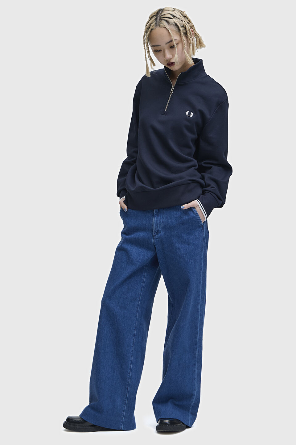 FRED PERRY 「Half Zip Sweatshirt」|スウェット・ジャージ|