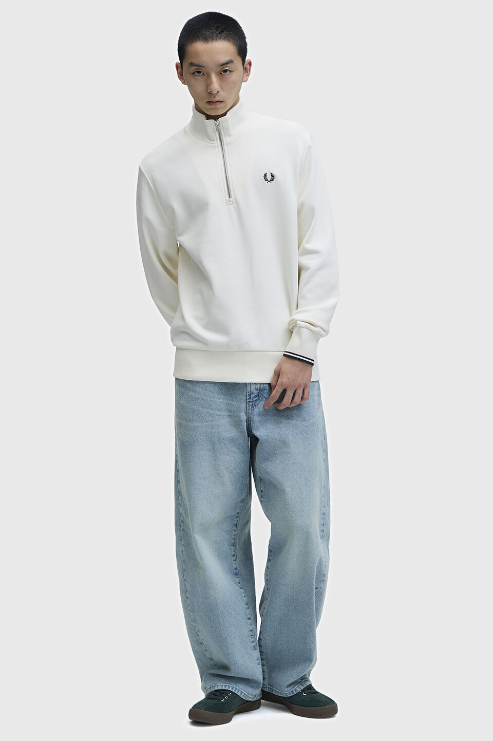 FRED PERRY 「Half Zip Sweatshirt」|スウェット・ジャージ|
