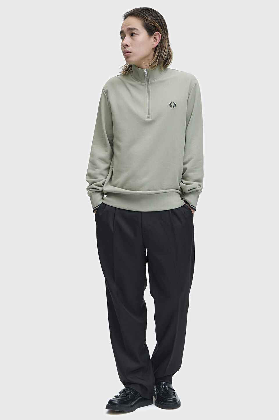 FRED PERRY 「Half Zip Sweatshirt」|スウェット・ジャージ|