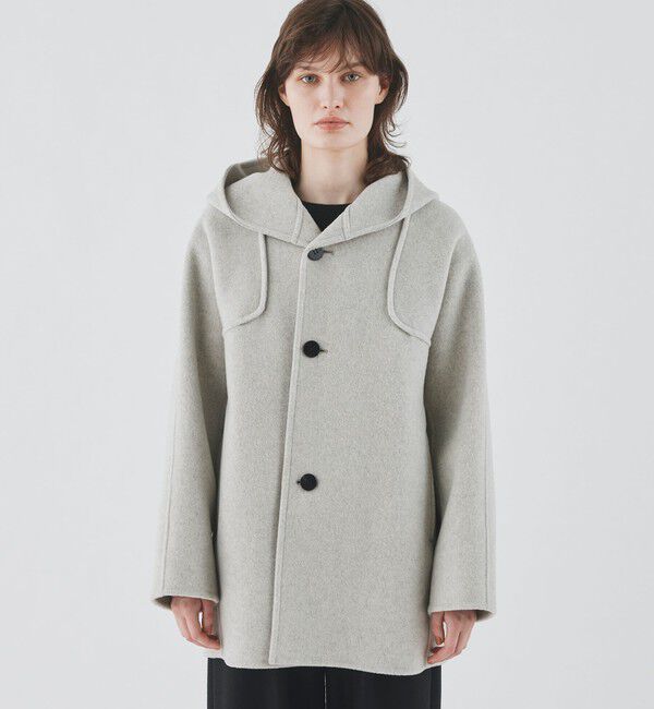 GALERIE VIE「ウールカシミヤダブルフェイス フーデットコート」|その他|