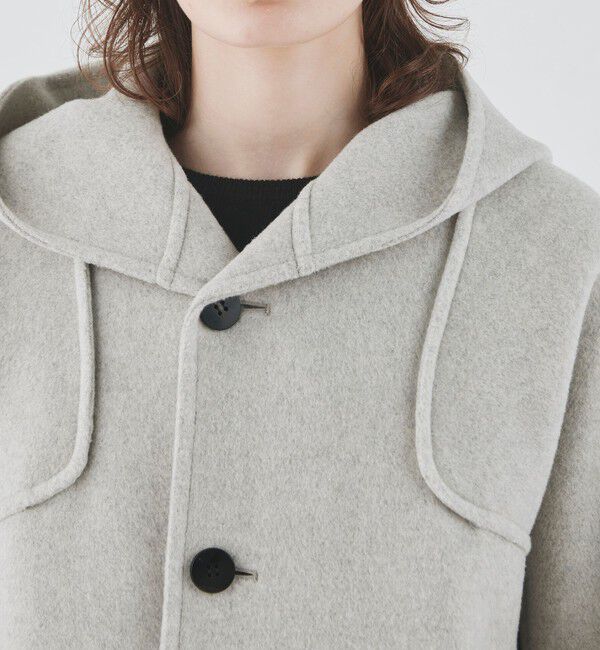 GALERIE VIE「ウールカシミヤダブルフェイス フーデットコート」|その他|