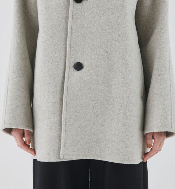GALERIE VIE「ウールカシミヤダブルフェイス フーデットコート」|その他|