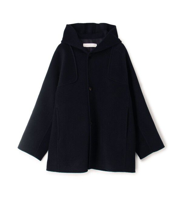GALERIE VIE「ウールカシミヤダブルフェイス フーデットコート」|その他|69 ネイビー