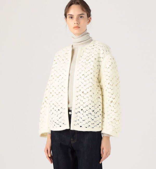 Ballsey「Hailey クルーネックジャケット」|ノーカラージャケット|