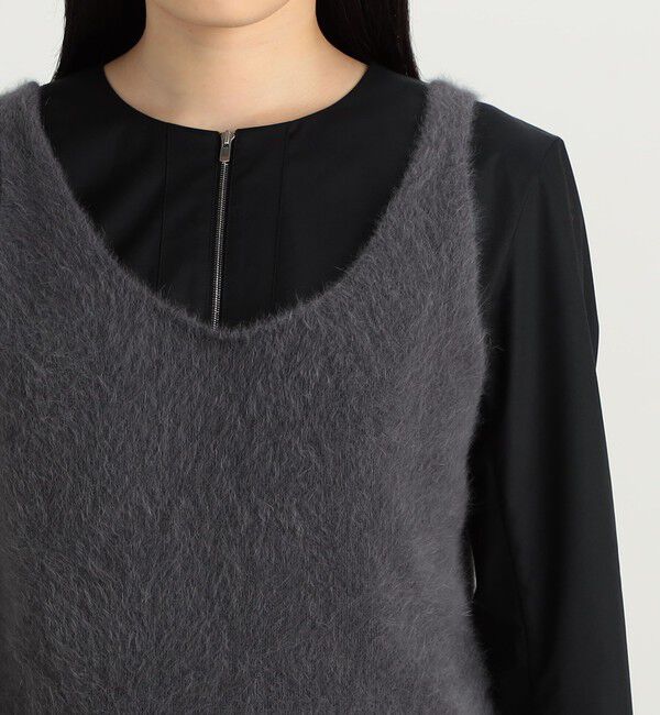 Edition「フォックスカシミヤ ニットベスト」|ベスト・ジレ|