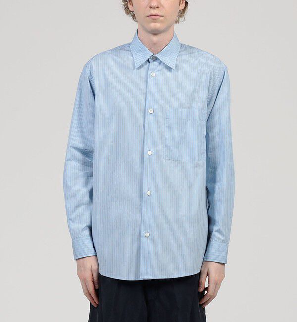 TOMORROWLAND MENS「ペーパーポプリン オーバーシャツ」|シャツ・ブラウス|