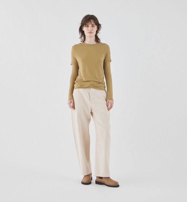 GALERIE VIE「シーアイランドカラーデニム コクーンパンツ」|デニム|