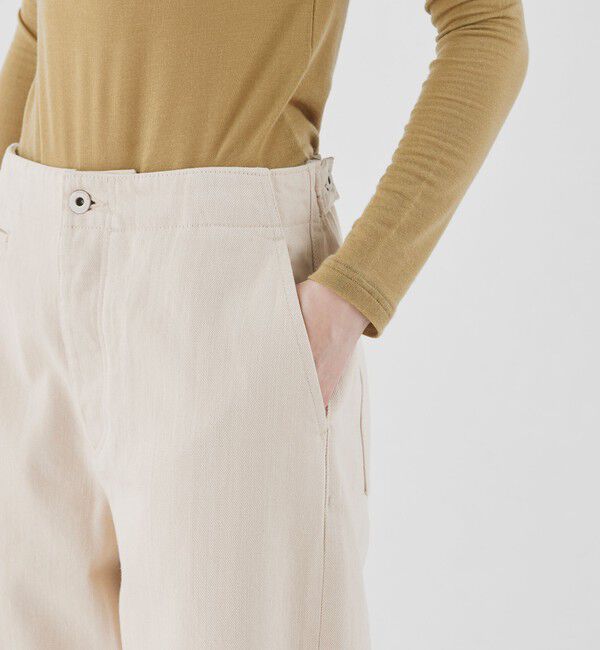 GALERIE VIE「シーアイランドカラーデニム コクーンパンツ」|デニム|