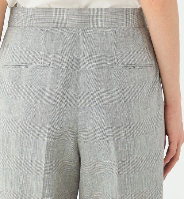 TOMORROWLAND collection「サマーグレンチェック タックワイドパンツ」|その他|