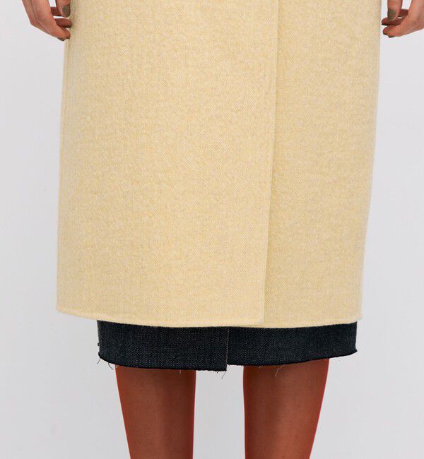 BACCA「オートミールダブルフェイス リバーロングコート」|チェスターコート|