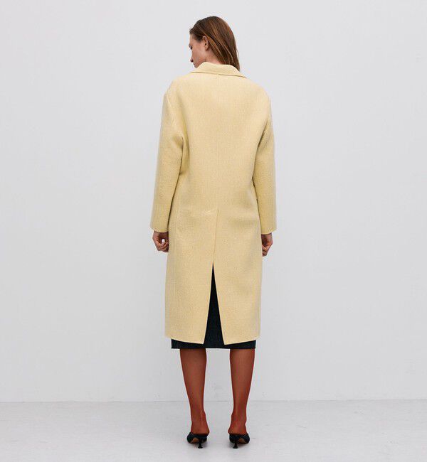 BACCA「オートミールダブルフェイス リバーロングコート」|チェスターコート|