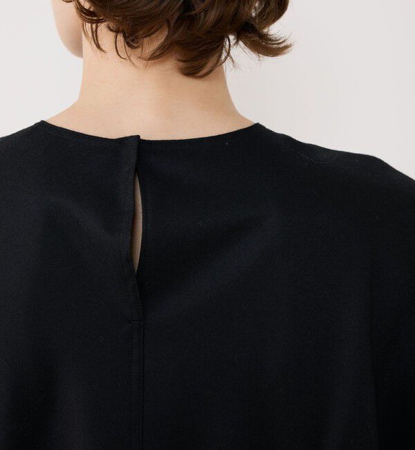 GALERIE VIE「ライトフラノストレッチ オーバルワンピース」|ワンピース|