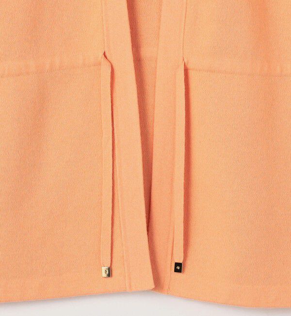 CABaN「コットンカシミヤ Vカラーレスカーディガン」|カーディガン|