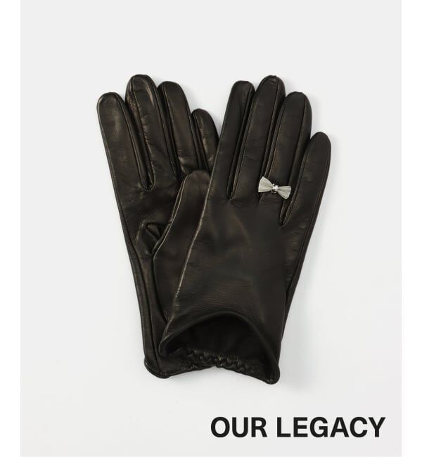 EYETHINK「OUR LEGACY BOW GLOVE medium」|手袋|ブラック