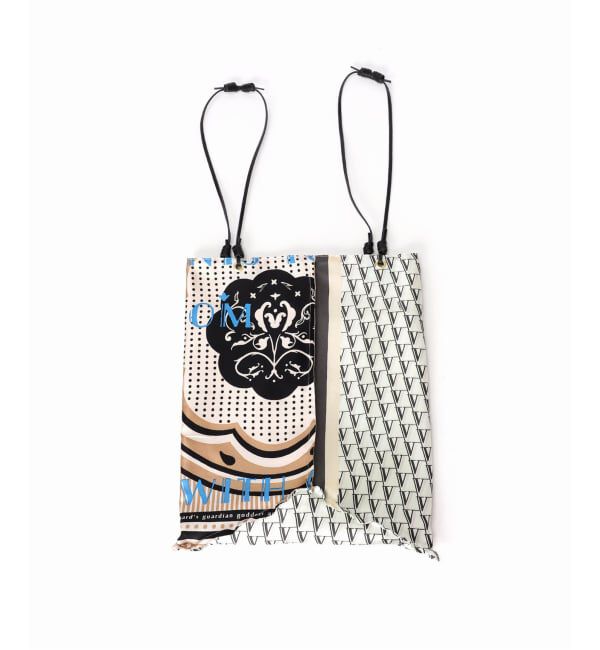 VERMEIL par iena「《追加》manipuri マニプリ Bag 別注Verロゴxデイジーバンダナ」|トートバッグ|