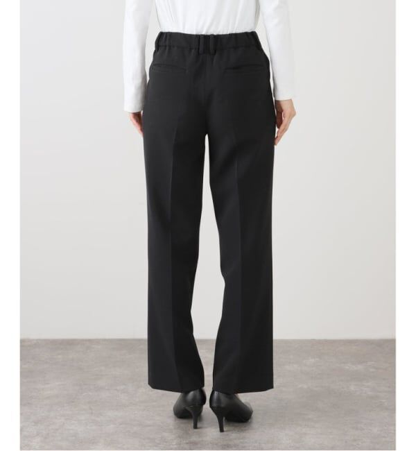 VERMEIL par iena「《追加》ダブルクロスストレッチパンツ」|スラックス|