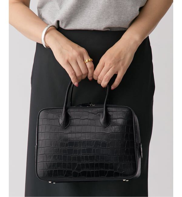 VERMEIL par iena「MAISON CANAU メゾン カナウ ボックスボストンM MCLH3DB1」|ボストンバッグ|