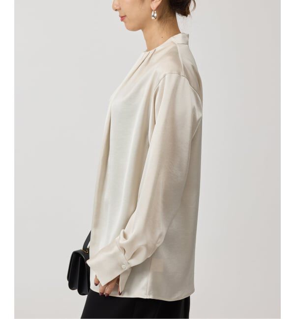 VERMEIL par iena「タックドレープブラウス」|シャツ・ブラウス|