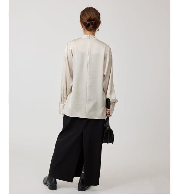 VERMEIL par iena「タックドレープブラウス」|シャツ・ブラウス|