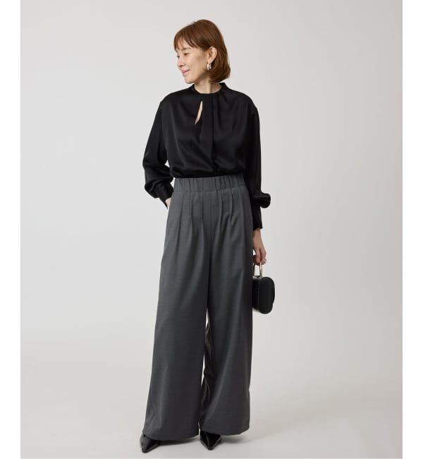 VERMEIL par iena「タックドレープブラウス」|シャツ・ブラウス|