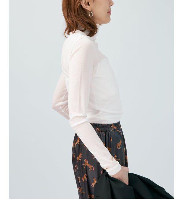 VERMEIL par iena「シアーフライス タートルネックプルオーバー」|Tシャツ・カットソー|