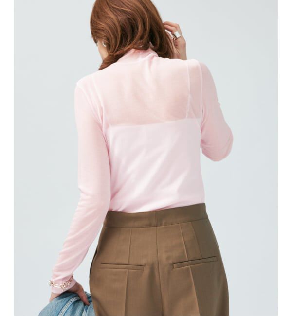 VERMEIL par iena「シアーフライス タートルネックプルオーバー」|Tシャツ・カットソー|