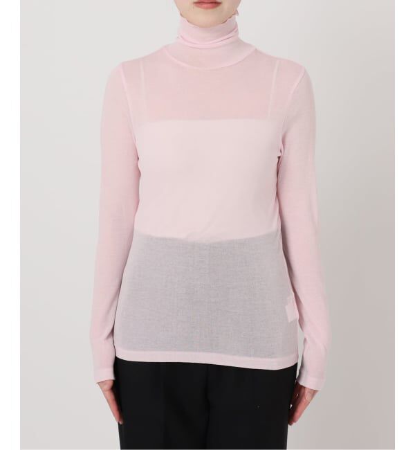 VERMEIL par iena「シアーフライス タートルネックプルオーバー」|Tシャツ・カットソー|