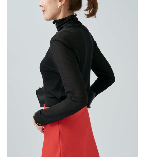 VERMEIL par iena「シアーフライス タートルネックプルオーバー」|Tシャツ・カットソー|
