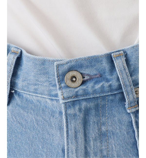 SLOBE IENA「LE DENIM PINNED FLARE LEG」|デニム|