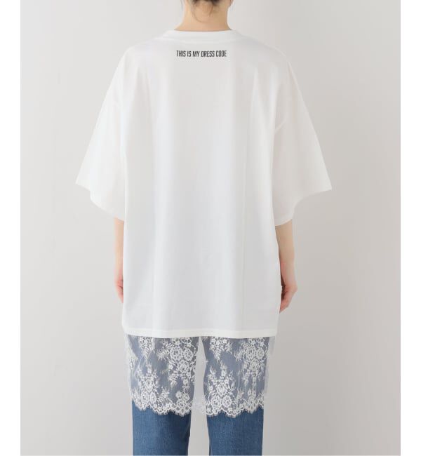 SLOBE IENA「ARCHIVE STANCE/アーカイブスタンス レースTシャツ AS-010002」|Tシャツ・カットソー|