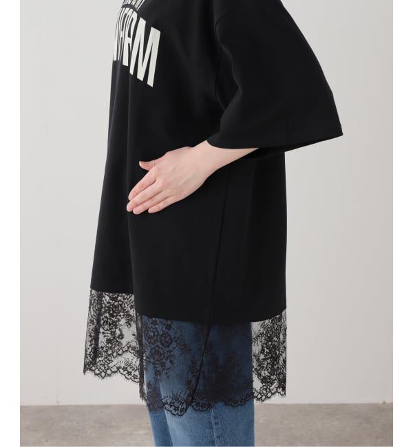 SLOBE IENA「ARCHIVE STANCE/アーカイブスタンス レースTシャツ AS-010002」|Tシャツ・カットソー|