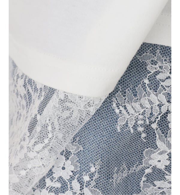 SLOBE IENA「ARCHIVE STANCE/アーカイブスタンス レースTシャツ AS-010002」|Tシャツ・カットソー|