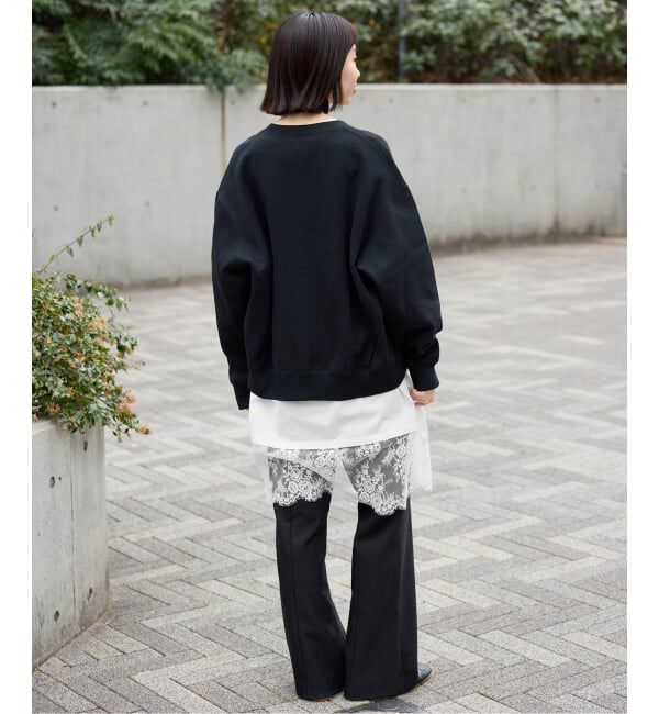 SLOBE IENA「ARCHIVE STANCE/アーカイブスタンス レースTシャツ AS-010002」|Tシャツ・カットソー|