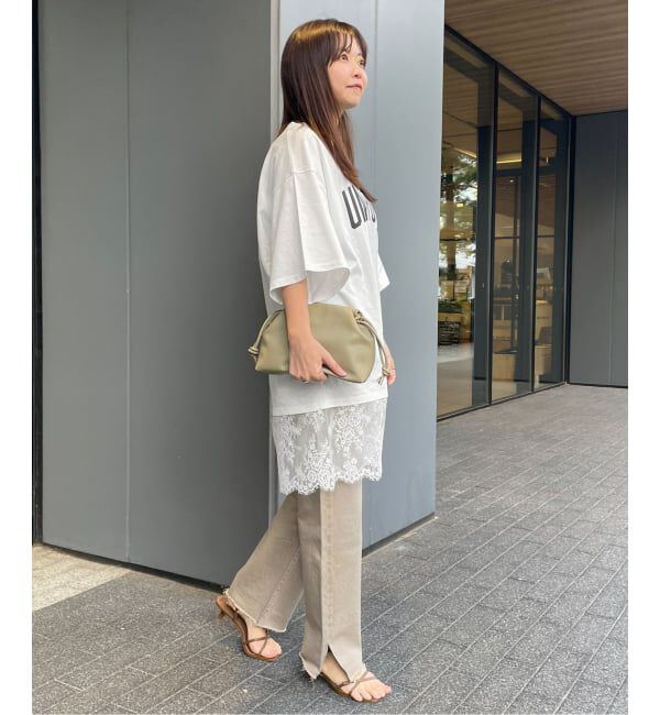 SLOBE IENA「ARCHIVE STANCE/アーカイブスタンス レースTシャツ AS-010002」|Tシャツ・カットソー|