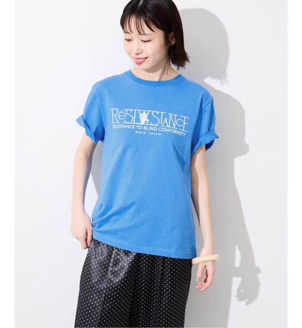 SLOBE IENA「WAVE UNION ロゴTシャツ」|Tシャツ・カットソー|