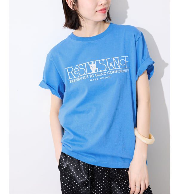 SLOBE IENA「WAVE UNION ロゴTシャツ」|Tシャツ・カットソー|