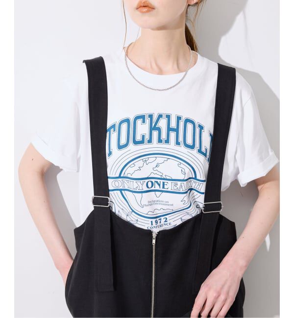 SLOBE IENA「WAVE UNION ロゴTシャツ」|Tシャツ・カットソー|ホワイト