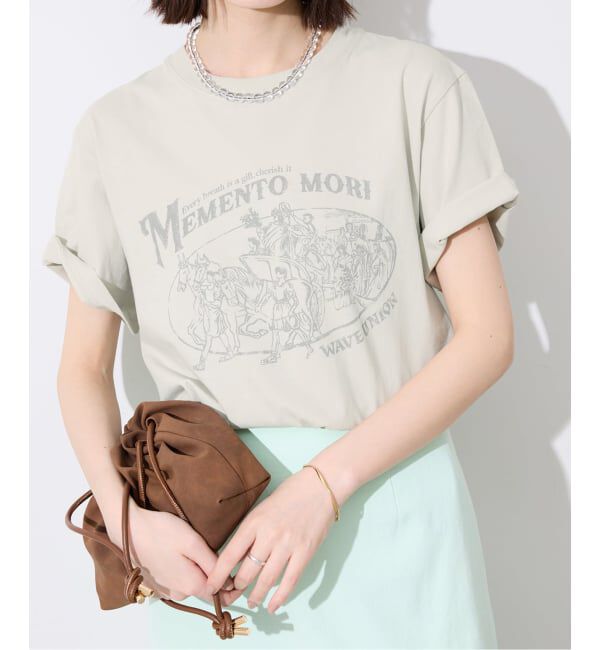 SLOBE IENA「WAVE UNION ロゴTシャツ」|Tシャツ・カットソー|グリーン