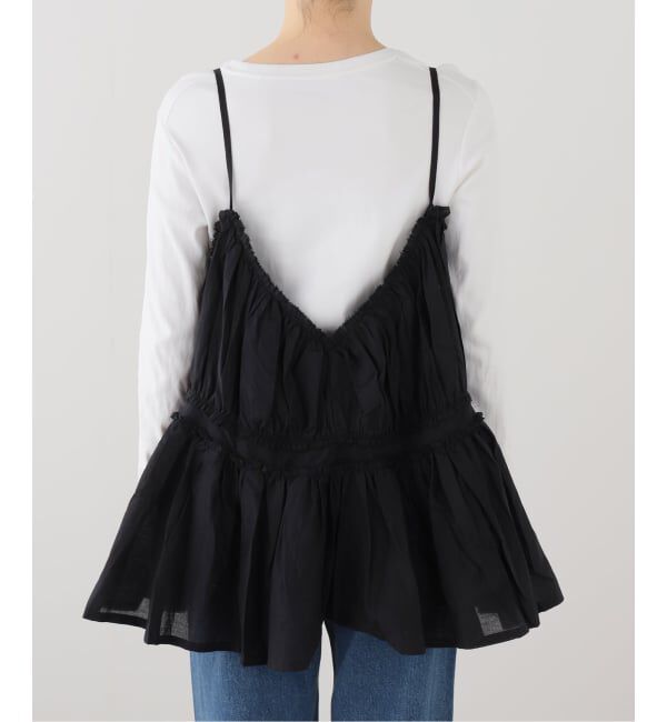 SLOBE IENA「crinkle crinkle crinkle frill gather volume camisole CC-4520」|キャミソール|