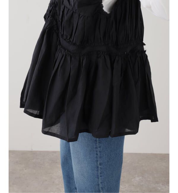 SLOBE IENA「crinkle crinkle crinkle frill gather volume camisole CC-4520」|キャミソール|