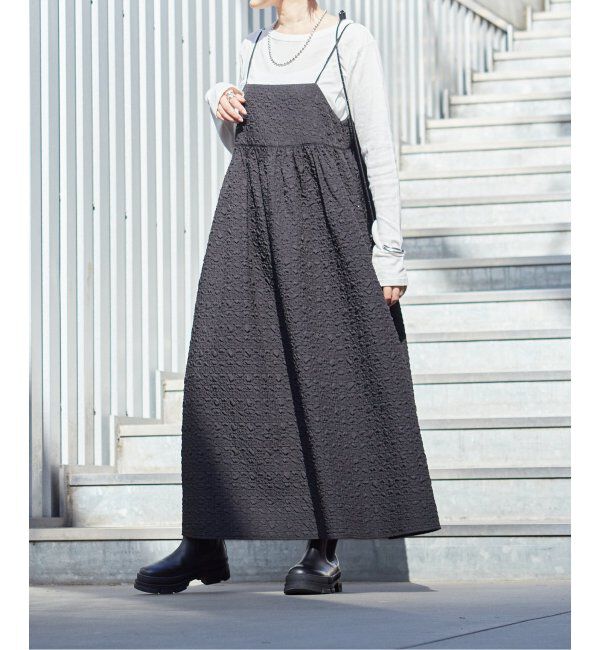 Oriens JOURNAL STANDARD「《追加3》【"GOOD GIRL&rdquo; / グッドガール】3Dジャガードキャミワンピース」|ワンピース|