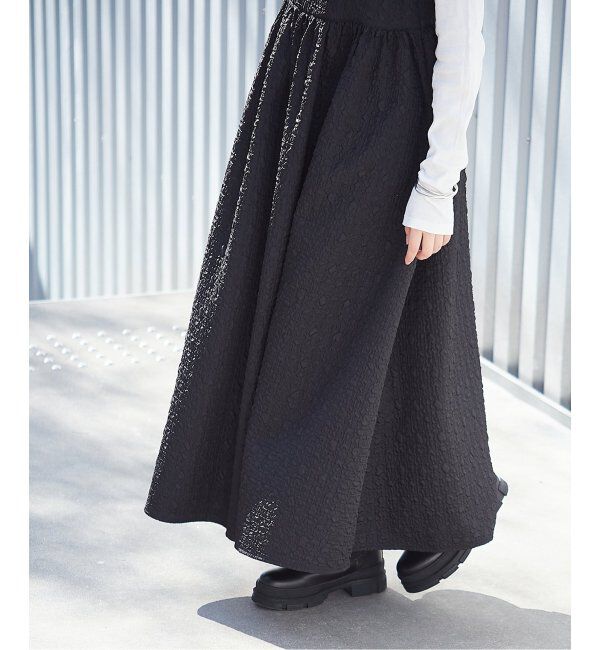 Oriens JOURNAL STANDARD「《追加3》【"GOOD GIRL&rdquo; / グッドガール】3Dジャガードキャミワンピース」|ワンピース|