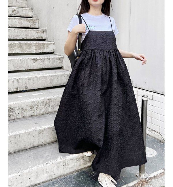 Oriens JOURNAL STANDARD「《追加3》【"GOOD GIRL&rdquo; / グッドガール】3Dジャガードキャミワンピース」|ワンピース|