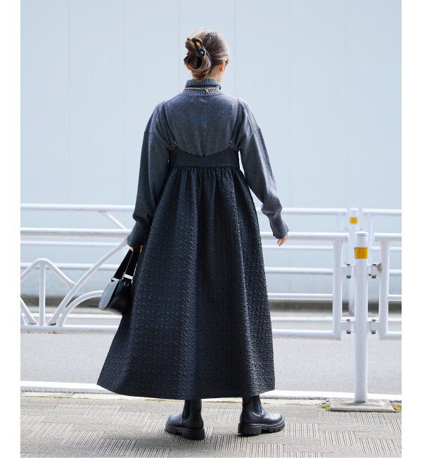 Oriens JOURNAL STANDARD「《追加3》【"GOOD GIRL&rdquo; / グッドガール】3Dジャガードキャミワンピース」|ワンピース|