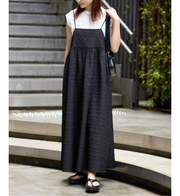 Oriens JOURNAL STANDARD「《追加3》【"GOOD GIRL&rdquo; / グッドガール】3Dジャガードキャミワンピース」|ワンピース|